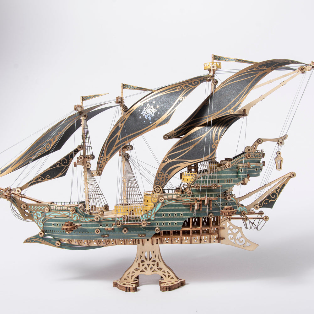 Rokrgeek Future Pirate Ship Wooden 3D Model